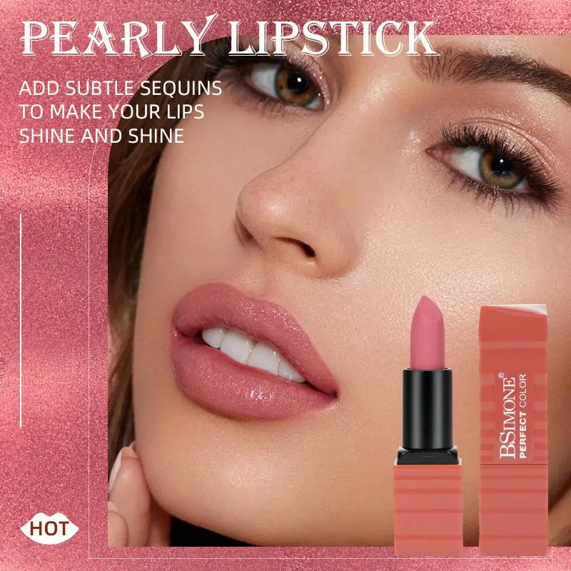 BSIMONE Multicolor Matte Lipstick Lip Gloss Long Lasting Non Stick Cup Moisturizing Color Not Easy To Fade Makeup
