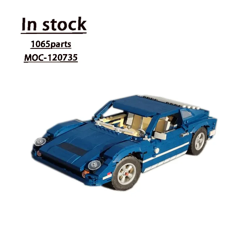 

One of The New MOC-120735 Racing Classic Racing Cars Assembles A Splicing Block Model Supercarwithchildren's Building Block Toys