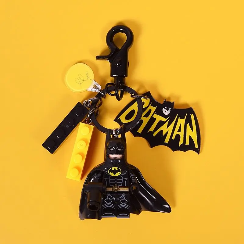 DC series Batman men's and women's new creative anime cartoon figure keychain personalized stylish portable decorative pendant