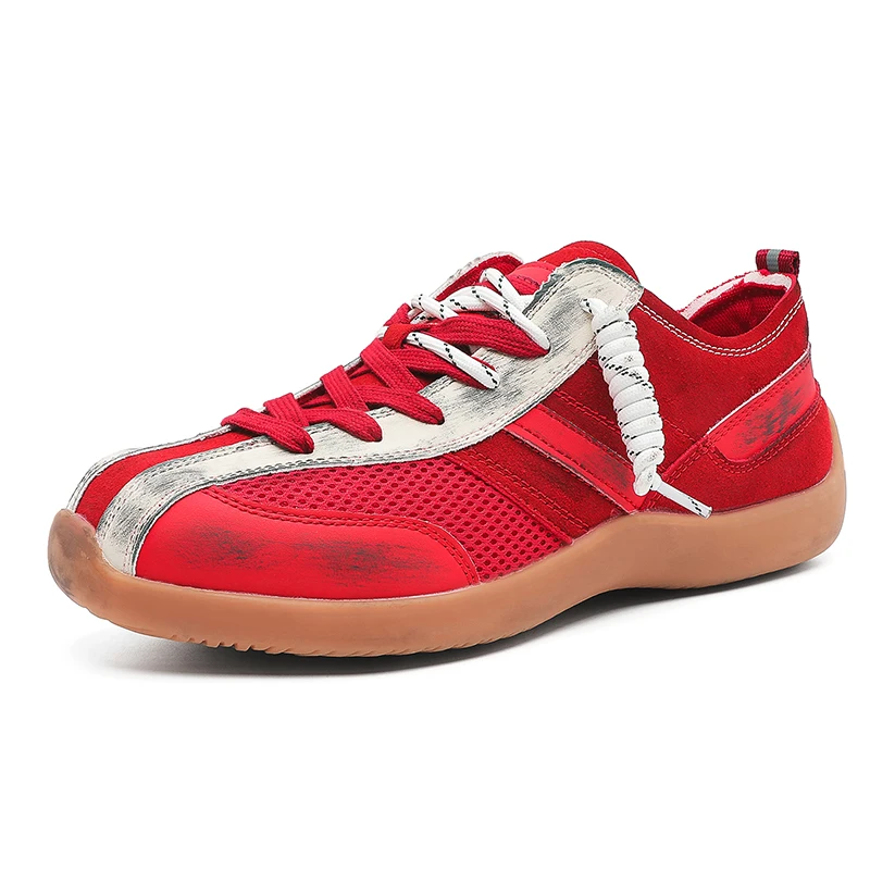 Mejores Zapatillas Minimalistas Unisex Nuevas, con Punta Ancha, Antideslizantes, con Cordones, de Malla, Casuales, Estilo Onitsuka Tigers