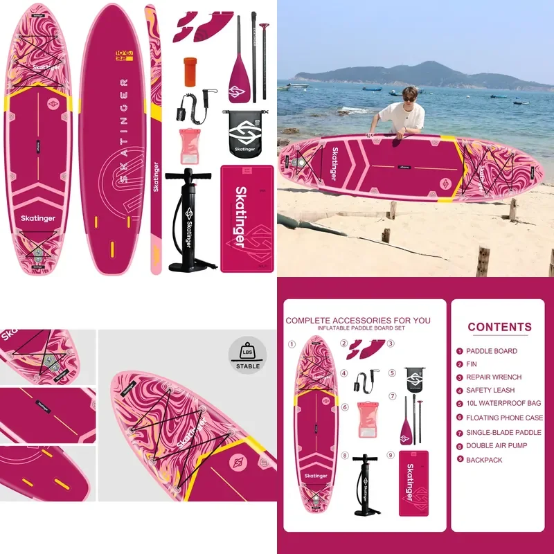 China Factory OEM Inflatable Stand-Up Paddle Board for Offshore Waters Paddleboard Inflatable Drop Stitch Surfing Touring SUP