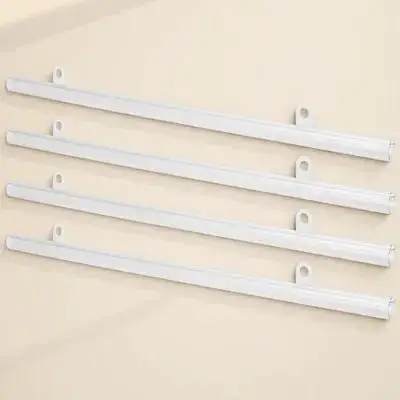 

10Pcs PVC Poster Poles Easy Hang Bars for Advertising Display in Shopping Mall Supermarket Holder Plastic Poster Frame