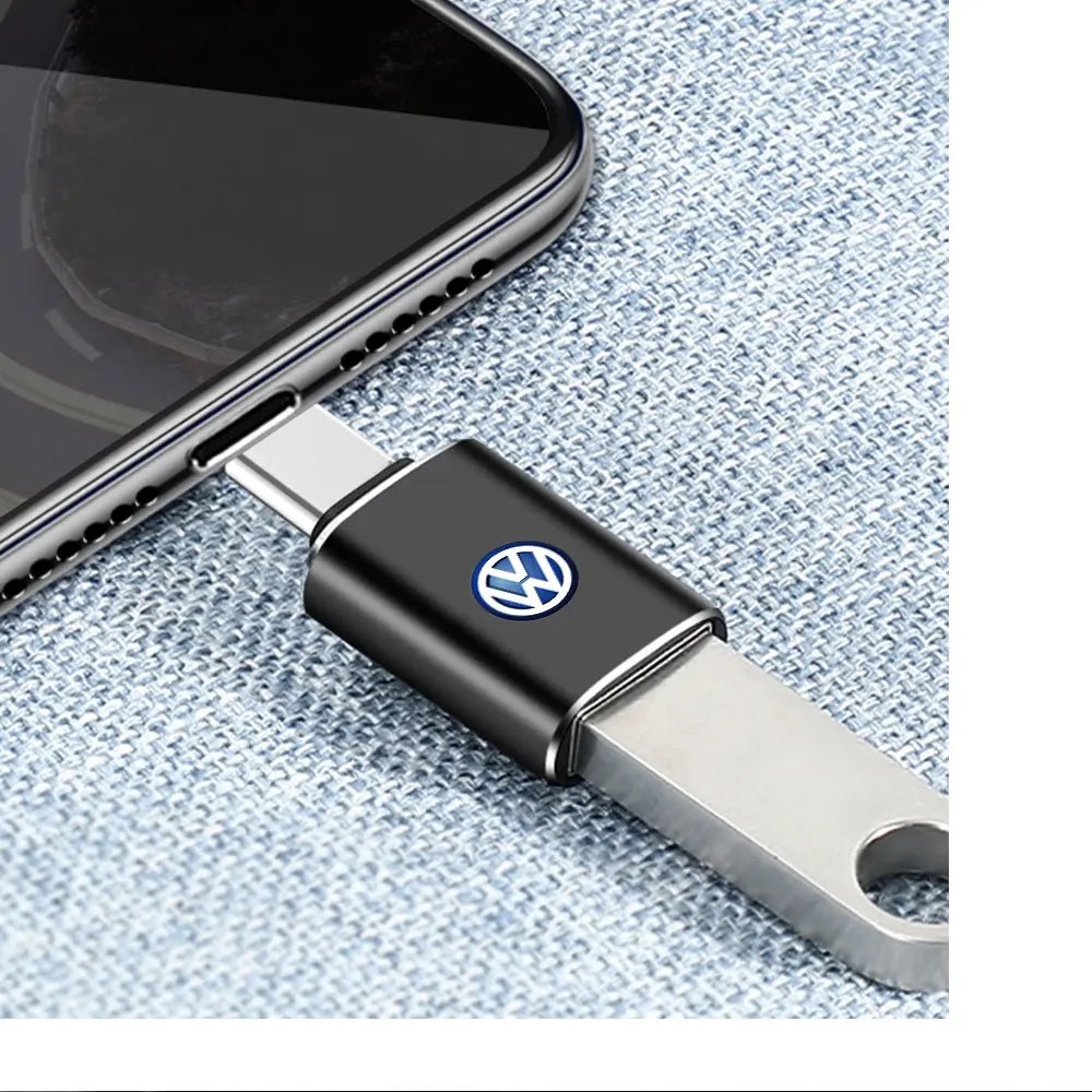 1pcs USB Data Transfer Adapter Converter Car Macbook Laptops Card Reader For Volkswagen VW Rline Caddy Beetle CC Tiguan Golf 4 5