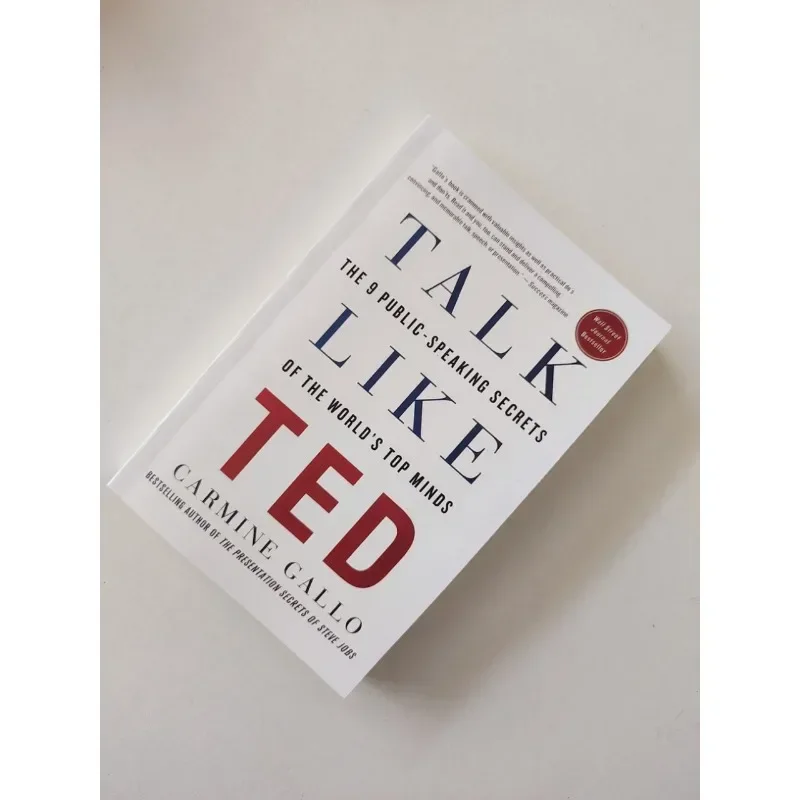 TALK LIKE TED By Carmine Gallo The 9 Public Speaking Secrets Self Improvement Speech Eloquence English Book