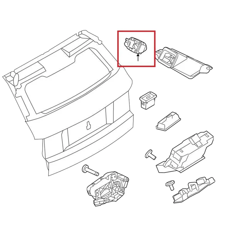 

CPLA-19H422-AC Parking Reversing Surround Camera Mirror Camera For Land Range Rover Evoque L538 Discovery IV LR052029-A02G