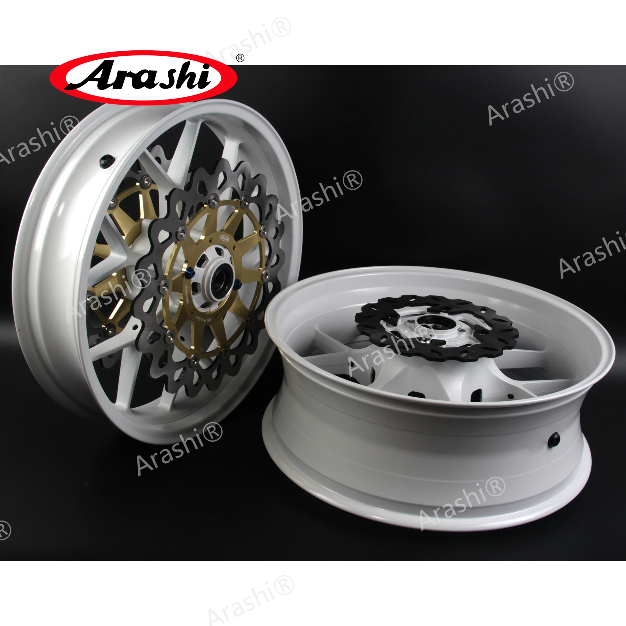 

Arashi CBR1000RR 2006 - 2016 Front Rear Wheel Rim Brake Disc Rotors For HONDA CBR 1000 RR Tire Hub CBR 1000 RR 2007 2008 2009