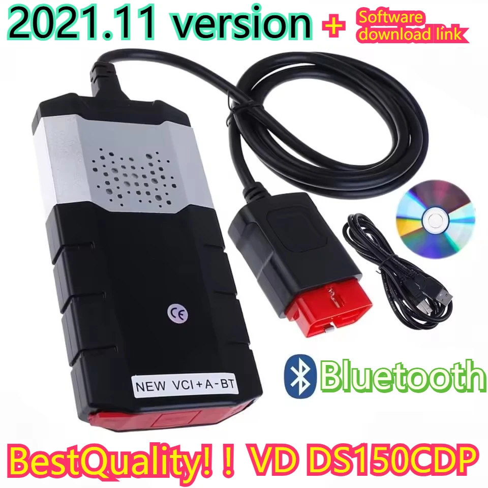 

NEWBest DS-150 с Bluetooth 2021.11 Keygen для Delp Ds-150e V9.1 OBD2 Автомобили Грузовики OBD2 Сканер Диагностические инструменты для легковых автомобилей Грузовиков