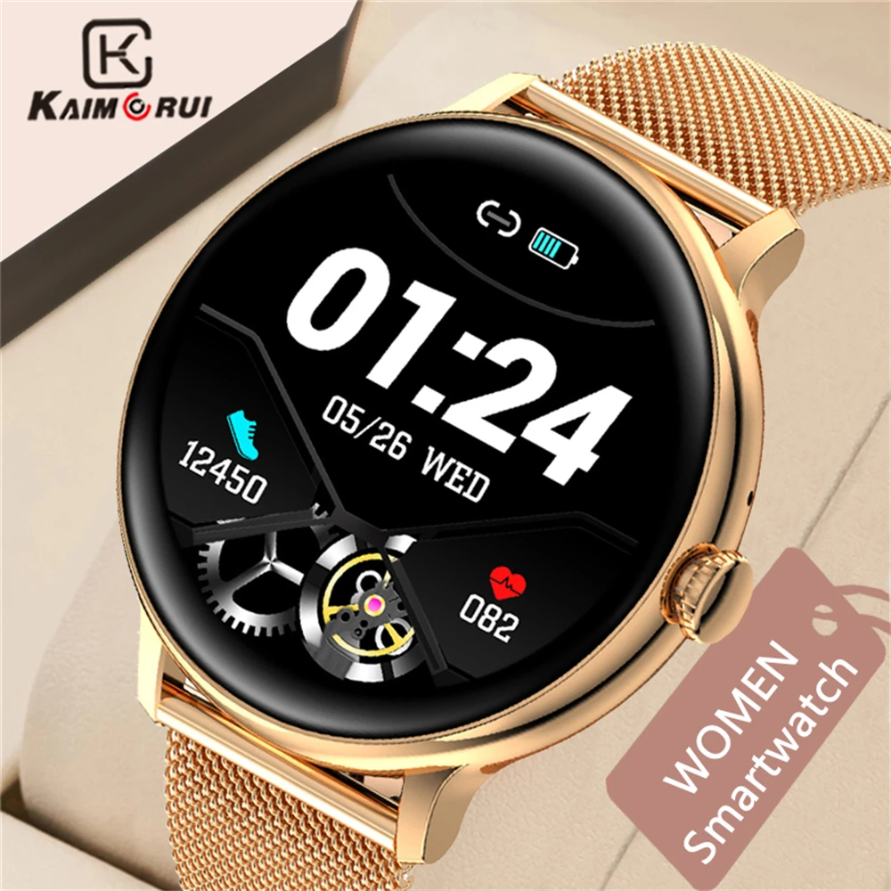 KAIMORUI Women Smart Watch Men Lady Sport Fitness Smartwatch Sleep Heart Rate Monitor Waterproof Watches For IOS Android