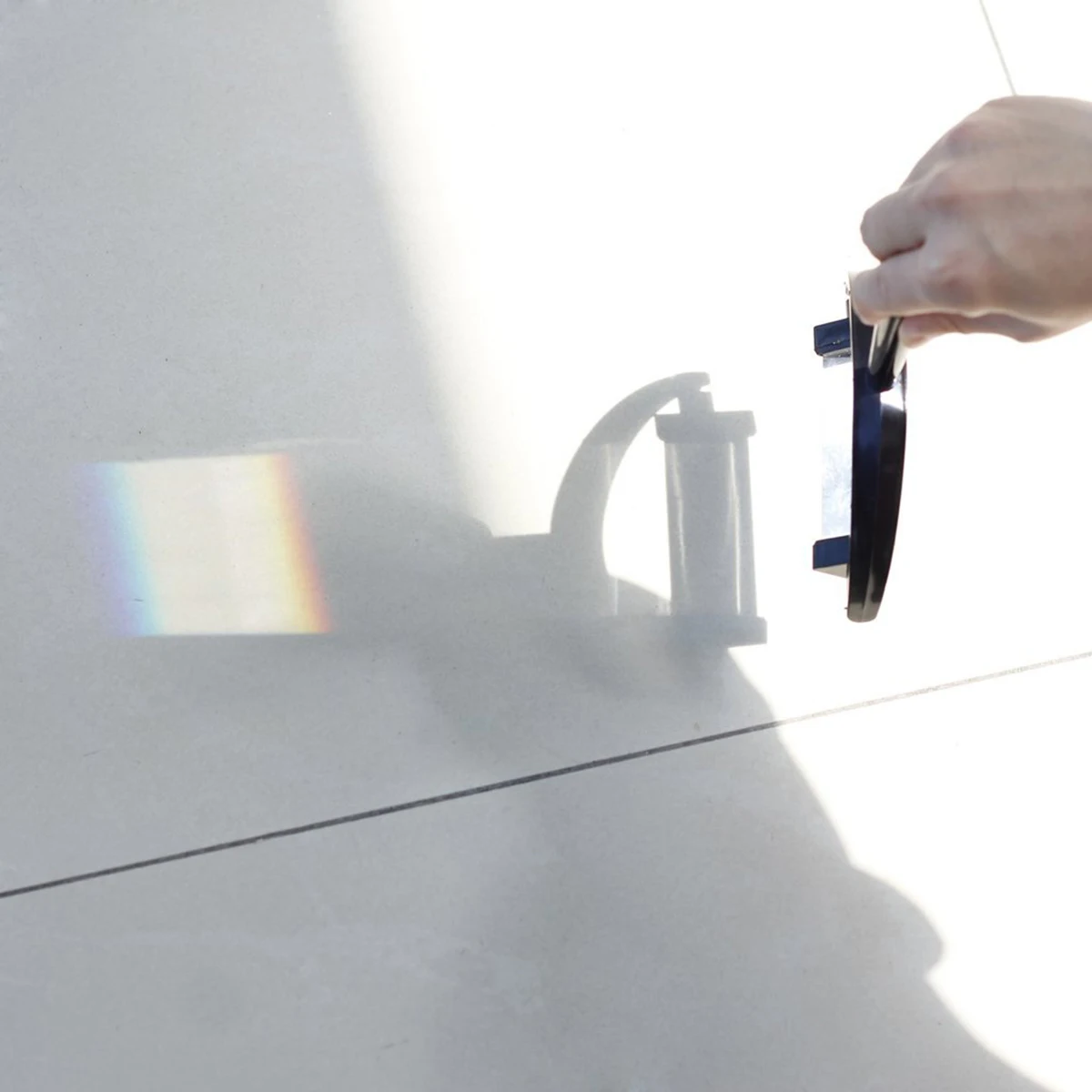 

Optical prism Physics glass prism Optical glass prism with stand Teaching