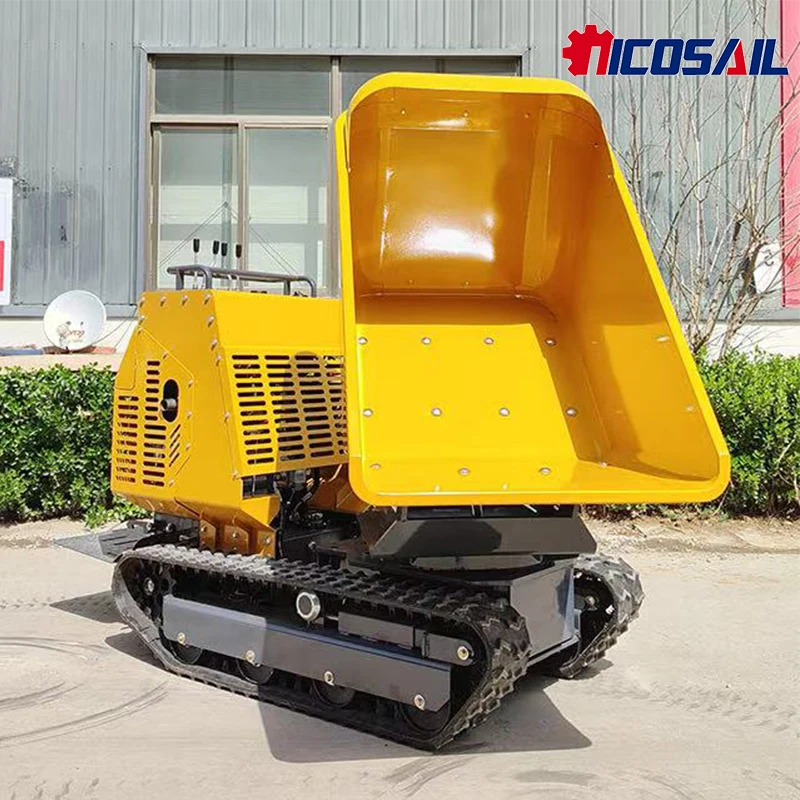 

Custom CE/EPA Certified Crawler Rotary Dumper 13.5HP Engine 1200kg Hydraulic Dump Truck