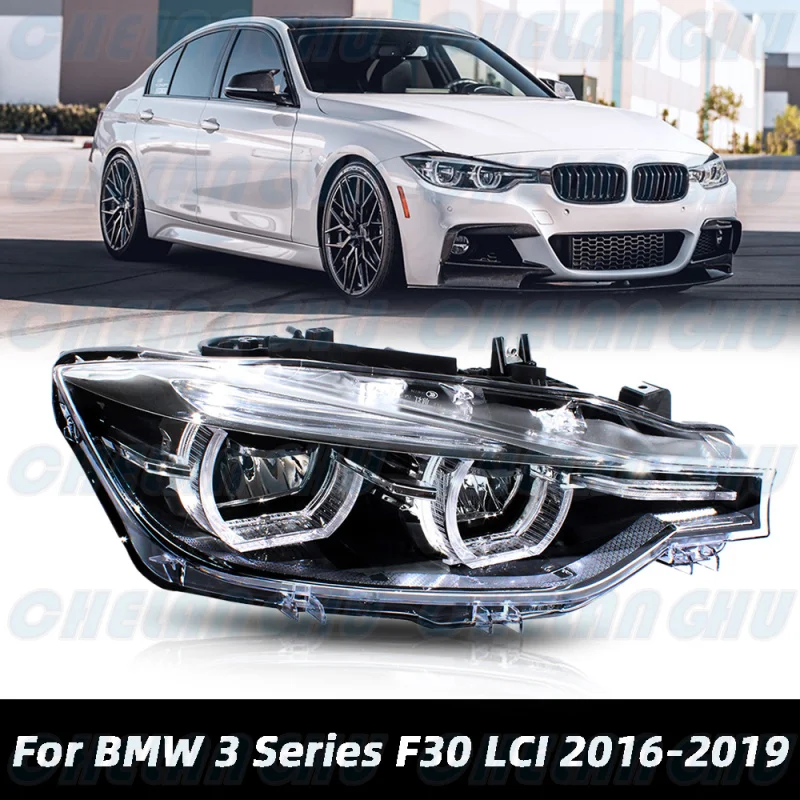 LED HeadLight For BMW F30 LCI 318i 320i 330i 340i 2016 2017 2018 2019 US Version Right Side Front HeadLamp DRL Without Module