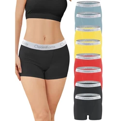 Women Boyshort Boxer Cotton Underpant Elastic Panties Anti Chafing Female Underwear Protective Shorts Under The Skirt Briefs