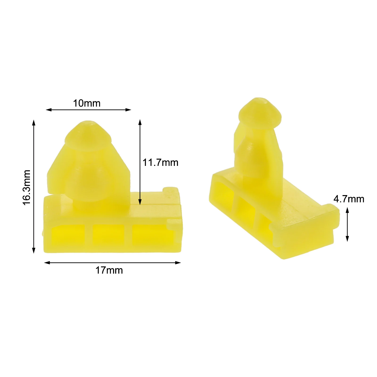 20 個オートホイールアーチトリムクリップセットフロント&リアフル
