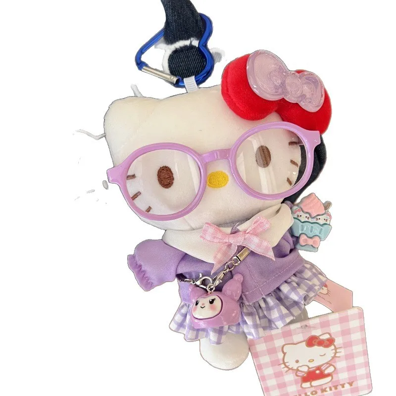 Sanrio Cartoon Hello Kitty Pluche Sleutelhanger Hanger Dagelijkse Rugzak Gepersonaliseerde Mode Accessoires Kinderfestival Geschenken