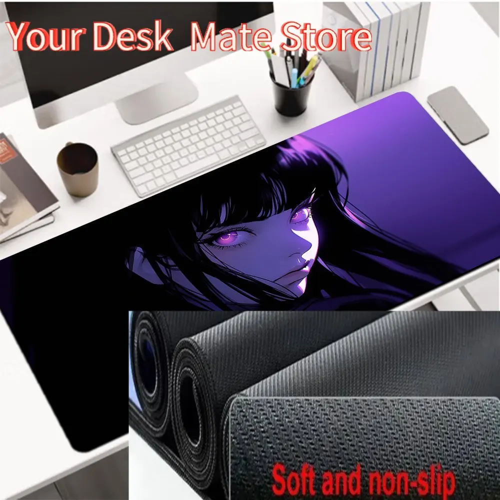 1 Stück Tomie großes Mauspad, Computermatte, Schreibtischunterlage, Tastaturmatte, Büro-Gaming-Tischmatte