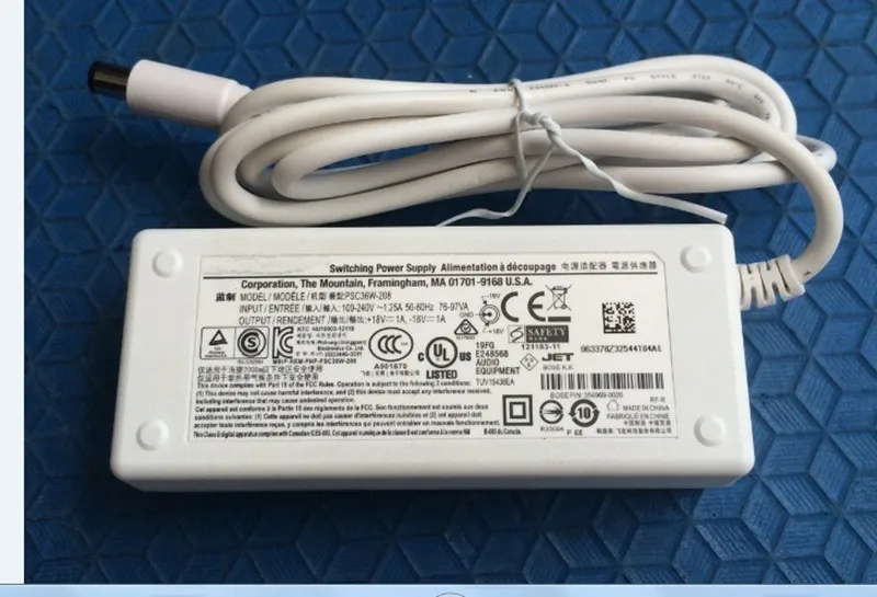 Imagem -02 - Carregador de Fonte de Alimentação Original para Bose Soundddock ii Iii 18v 1a ac dc Psc36w208 Psm36w-208 309612003