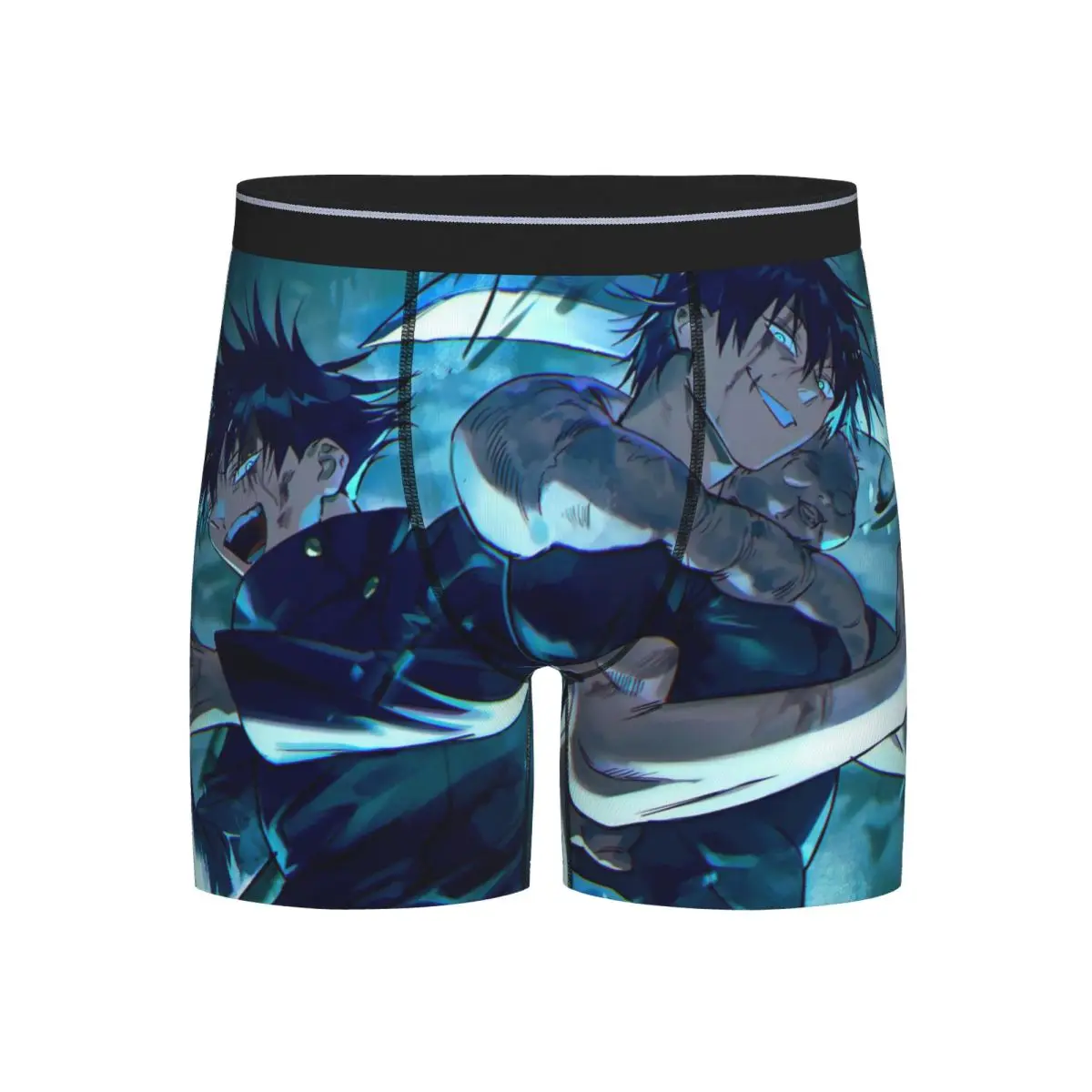 

Длинные трусы-боксеры, шорты Megumi Besto Friendo Jujutsu Kaisen Sukuna, аниме-трусики, мужское вентилируемое нижнее белье для мужчин