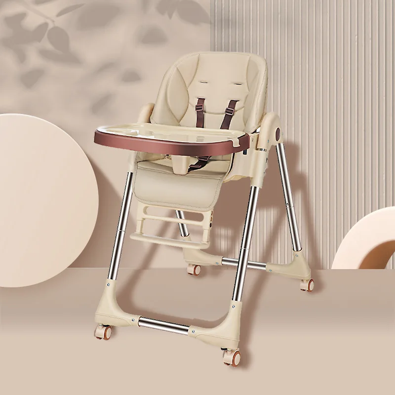 Children's Dining Chair Baby Dining Chair Foldable Multifunctional Portable Household Baby Dining Table Chair Seat