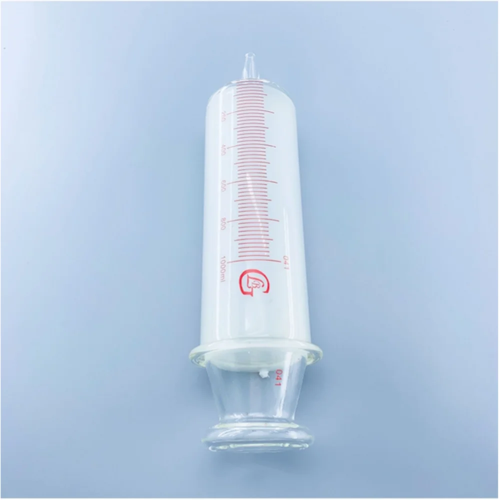 Large Glass Syringes 500ml With Glass Caliber / Ruhr Locks Caliber Glass Enema Sausage Device Sample Extractor Injector 500cc