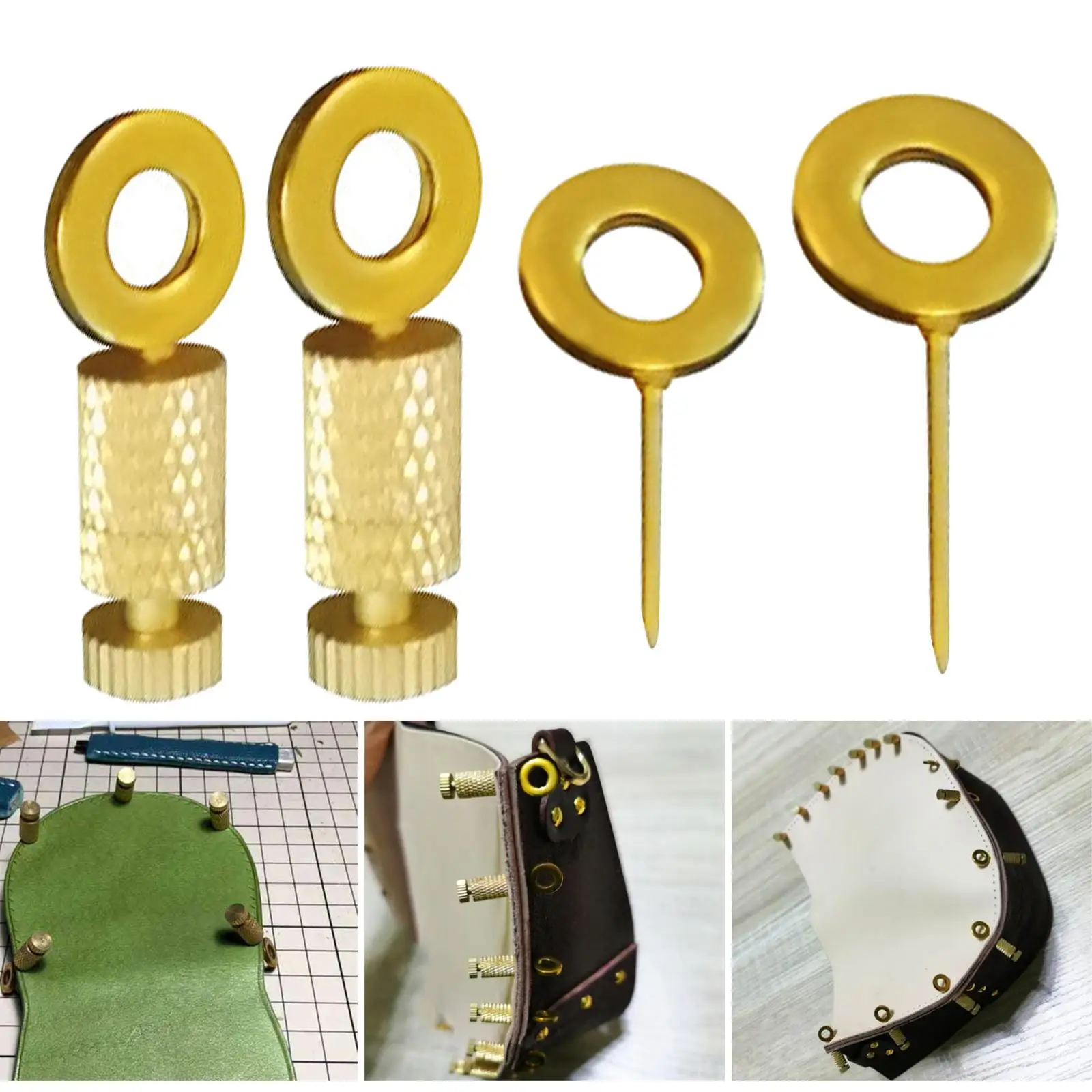 Leather Craft Stitching Positioning Pins Fixed Hand Sewing DIY Accessories Located Leather Fixing and Clamping