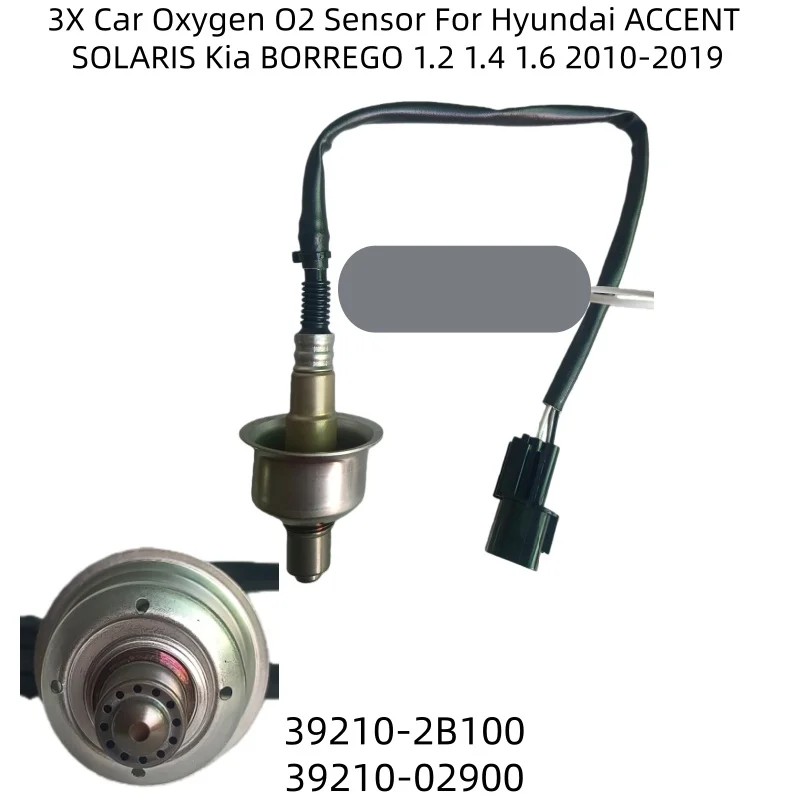 3X Car Oxygen O2 Sensor For Hyundai ACCENT SOLARIS Kia BORREGO 1.2 1.4 1.6 2010-2019 39210-02900 39210-2B100