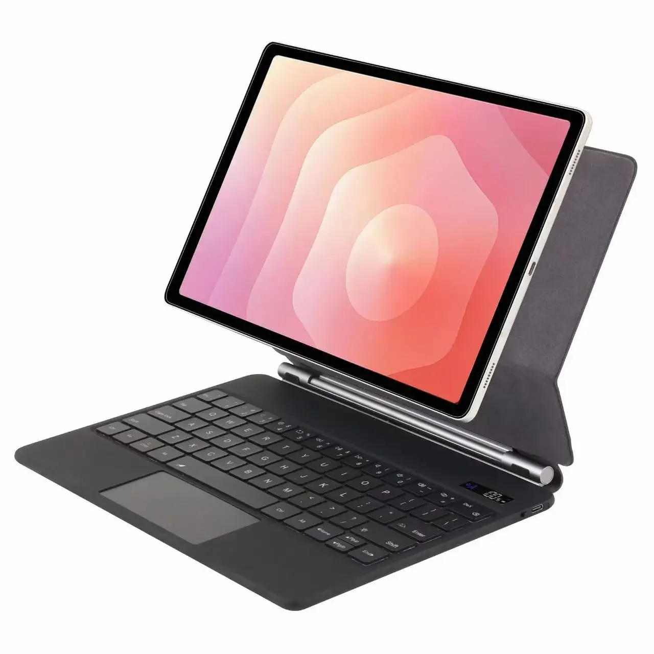 For Samsung Galaxy Tab S11 2025 S9 S8 S7 11 inch S10 FE S9 FE 10.9"Backlit Trackpad Magic Keyboard Battery Display Case Cover