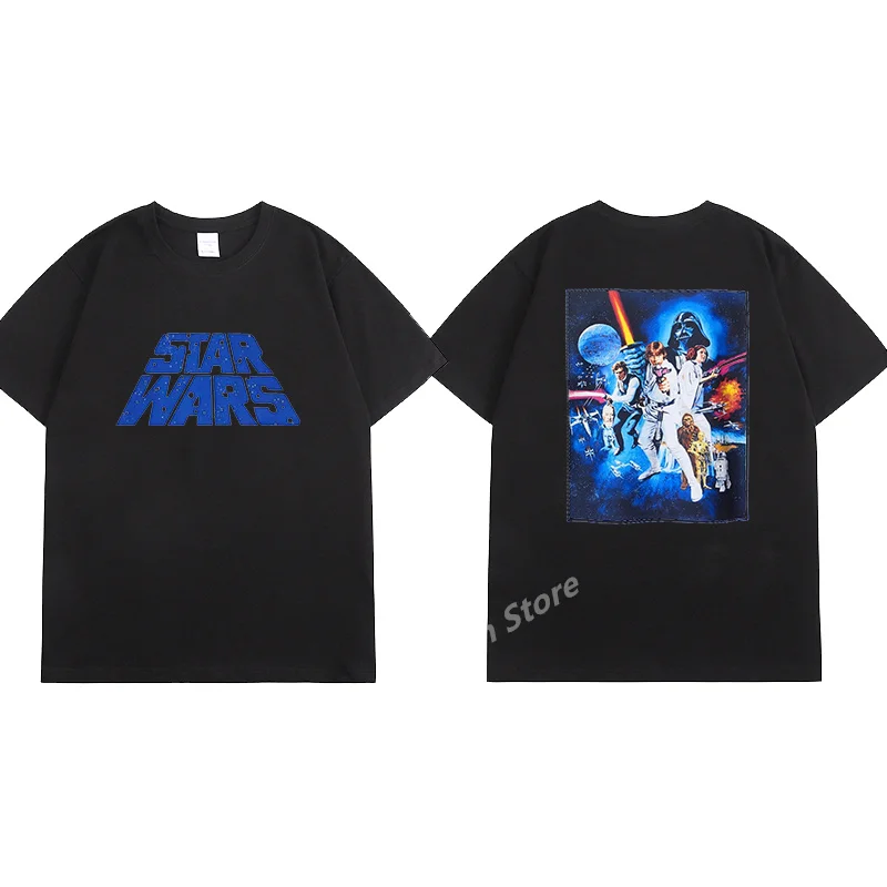 (Uniqlo) Nieuwe Star Wars T-Shirt Y 2K Tees Mannen Mode Kid T-Shirt Top Mannen Katoen T-Shirt Top Zomer Vrouwen T-Shirt Heren Kleding