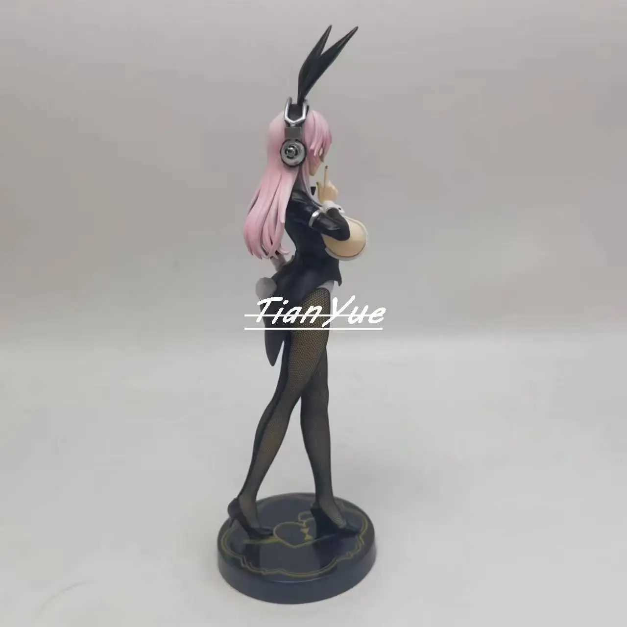 سوبر سونيكو جوارب الحرير الأسود أنيمي الأرنب نسخة PVC لطيف فتاة نموذج لجسم اللعب 31 سنتيمتر