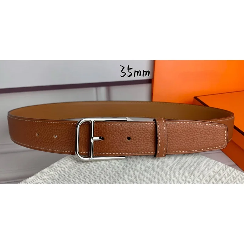 Men's Premium Quality Reversible Togo Leather Belt 35mm