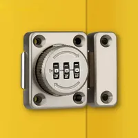 Mechanical Keyless Cabinet Door Latch Lock Zinc Alloy Password Drawer Lock One-Way Cabinet Locks Combination Combination Latch