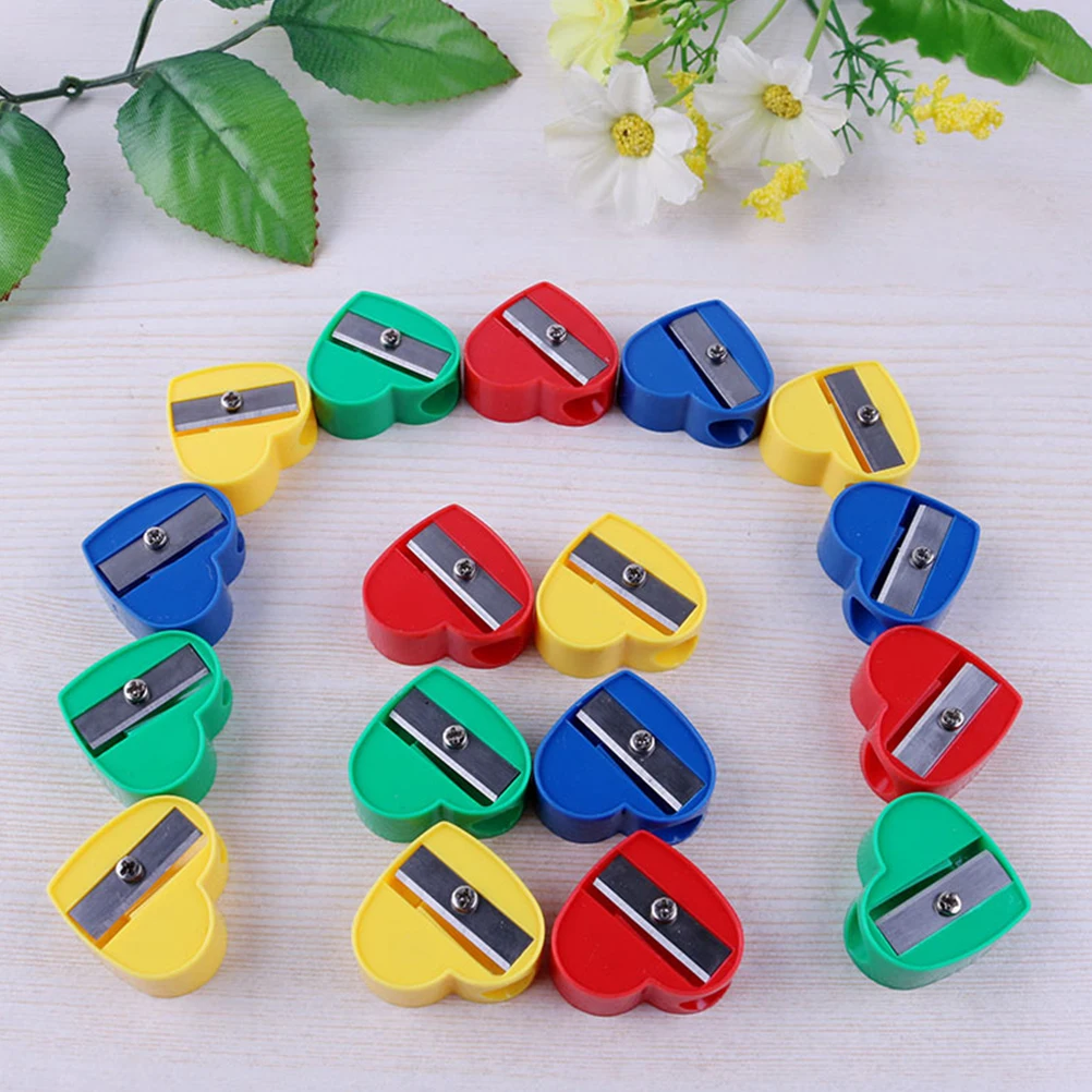 60 Pcs Makeup Sharpener Pencil Eyebrow Sharpening Tool Child Stationery Eyeliner Student Sharpeners Single Hole