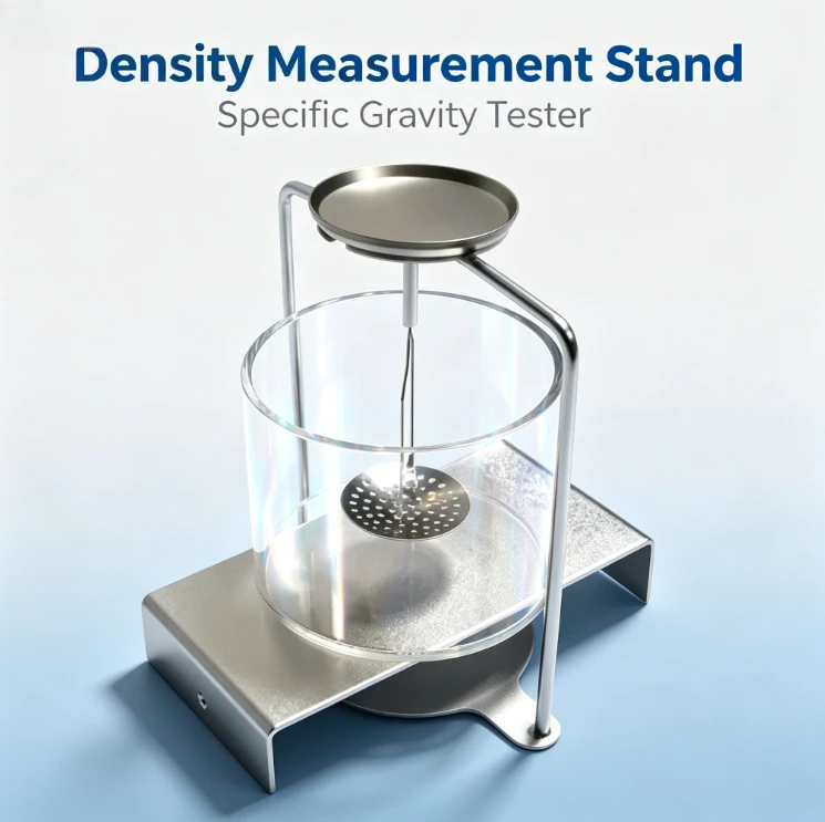 Electronic Balance Jewelry Static Hydrostatic Weighing Device, Including U-shaped Bridge, Bracket, Gemstone Basket, and Water Cu