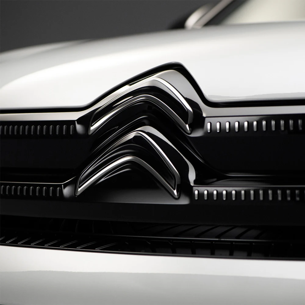 ABS Car Front Grille Badge Sticker Rear Bumper Logo Cover Sticker For Citroen C1 C2 C3 C4 VTS C-ELYSEE C3-XR Grand Picasso DS C5 - view 5