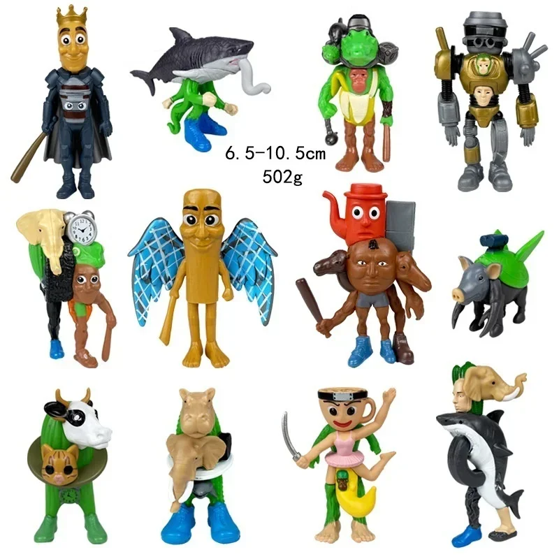 Italiano Shan Hai Jing Creature mitiche Scatole cieche Regalo di Halloween Tung Tung Sahur Tralalelo Tralala Dancing Doll Action Figure