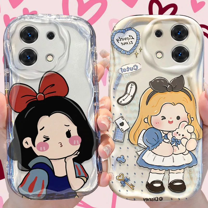 Disney Princess Case for Xiaomi Redmi Note 13 12 11 Pro Plus 4G 5G 13C 12C Turbo 12S 11S 10 9 11A 9C Silicone Shockproof Cover