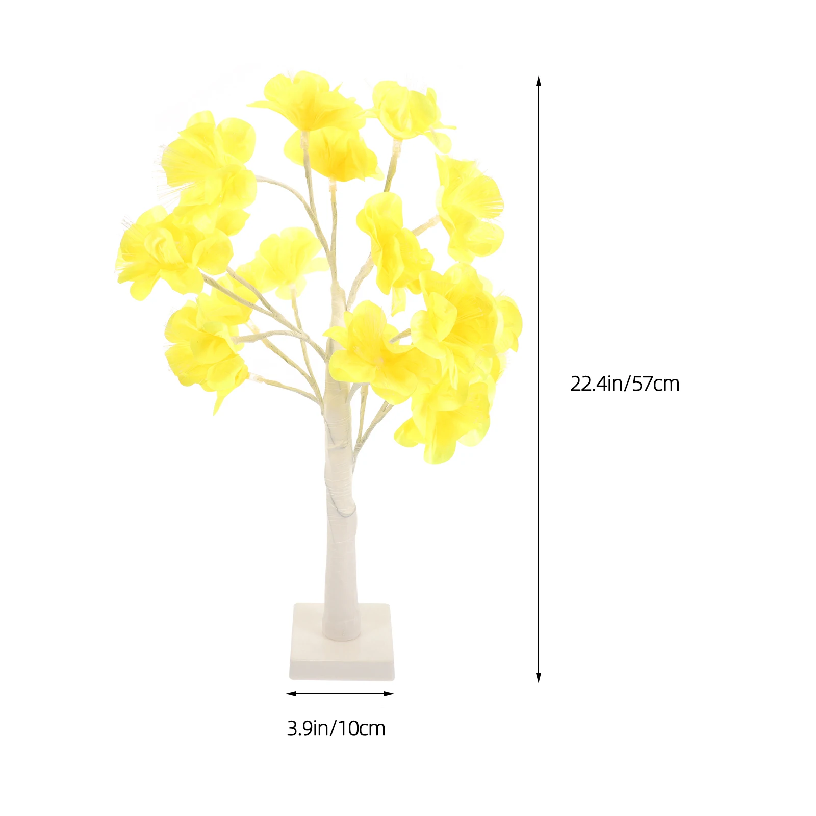 

Delicate Camellia Lamp Decoration Light Trees Indoor Bedside Home Night Festival Adorn LED Warm Camellia Tree Light White