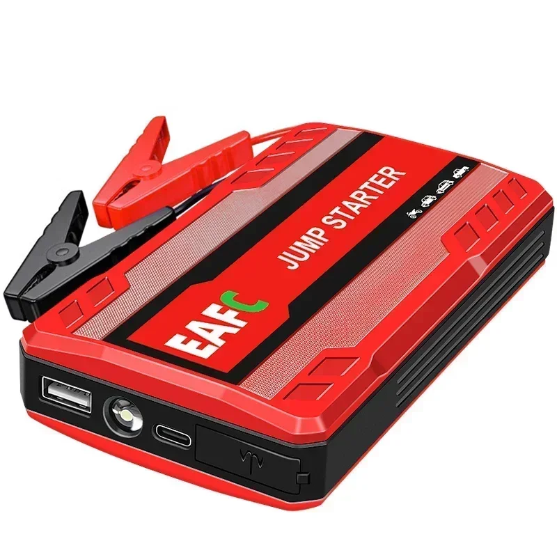 12000mAh Car Jump Starter Power Bank 600A Peak Current Portable Auto Buster Emergency Booster Starting Device Starting for Car