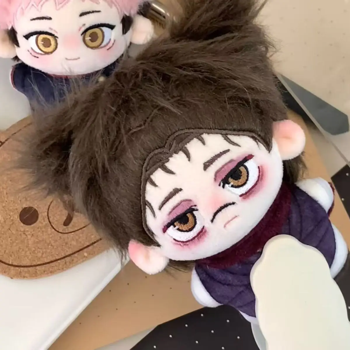 Animation 10cm Cotton Doll Pendants COS Anime Jujutsu Kaisen Yuuji Geto Gojo Choso Attribute Stuffed Plushes Kids Adult's Gifts