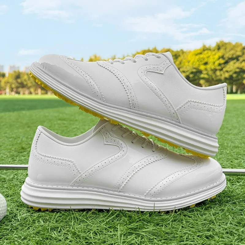 

2025 New Men Golf Training Anti Slip Sport Shoes For Mens Brand Designer Walking Shoes Man Comfortable Golf Shoes Men