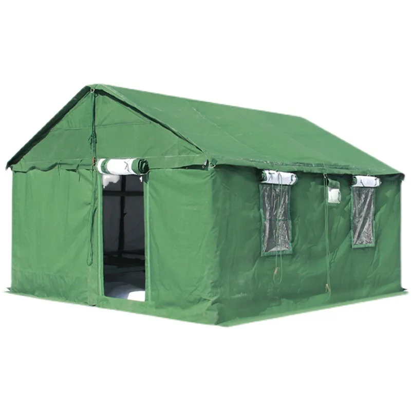 

Standard 84A cotton tent with bed outdoor camping training accommodation commander training 12 people tent with bed
