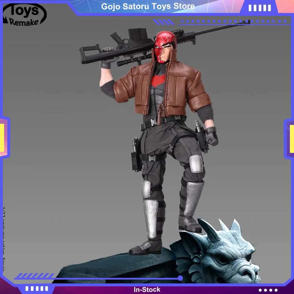 

In Stock ToysRemake TRD001 1/12 Red Hood Movable Action Figure Detective Comic Anime Model Collection Ornament Full Set Gift Toy