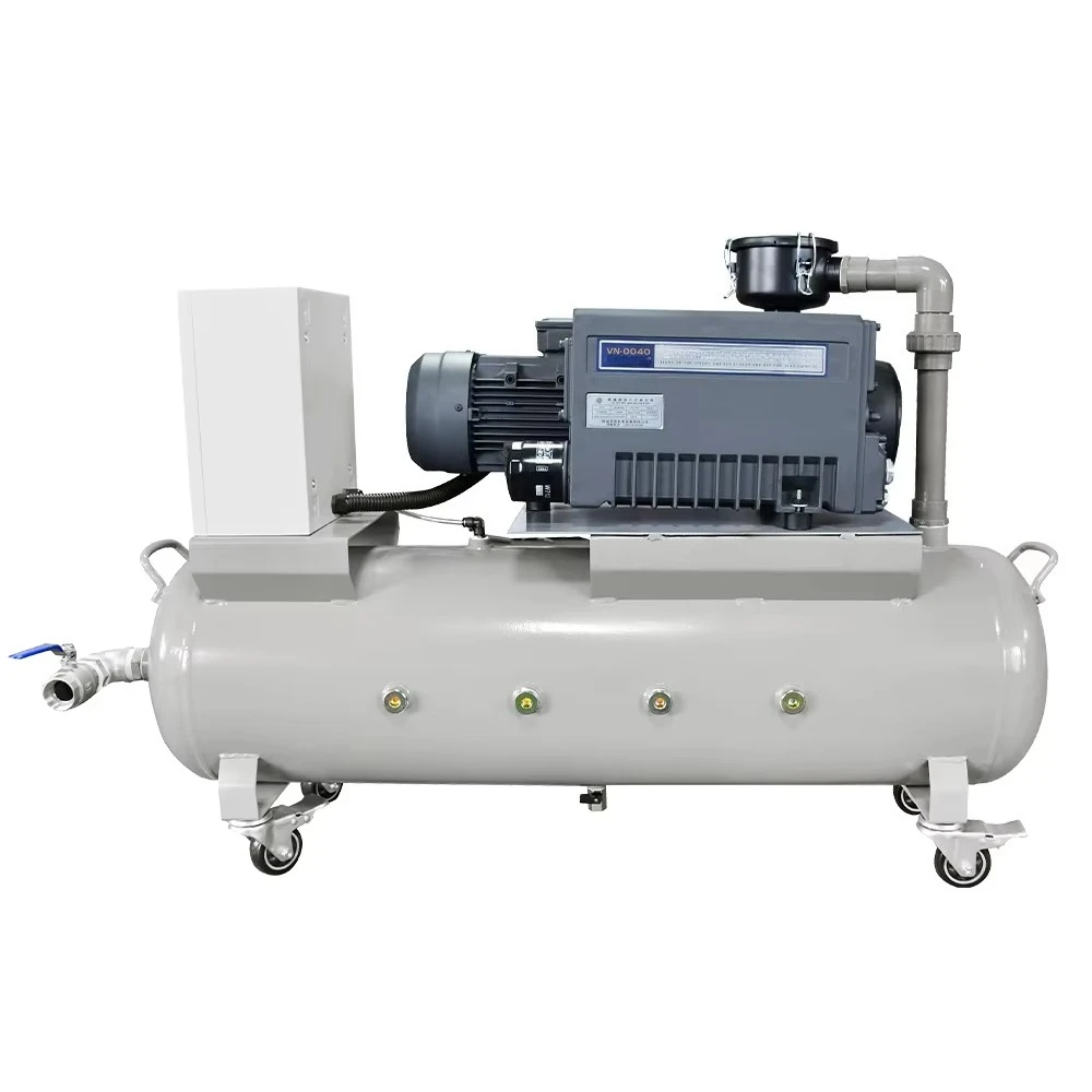 

40 м3/ч -100 кПа, 380 В, 1500 Вт, роторно-лопастной вакуумный насос, набор, головка насоса воздушного компрессора с резервуаром для хранения воздуха 100 л