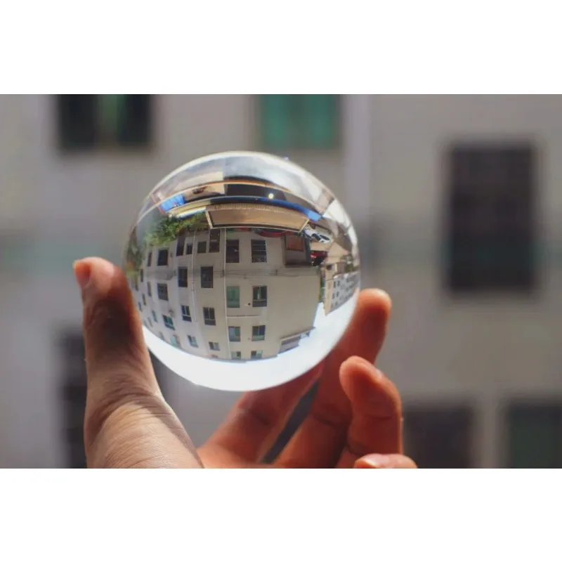 Crystal Ball Crafts Office Decor 30/40/50mm Sphere Photography Photo Shooting Props Lens Clear Round Artificial Ball Decor Gift