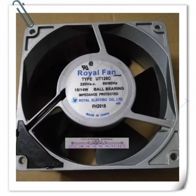 

Y+ FOR ROYAL FAN Model No. TYPE UT126C 220VAC 12038 12CM Cooling Fan
