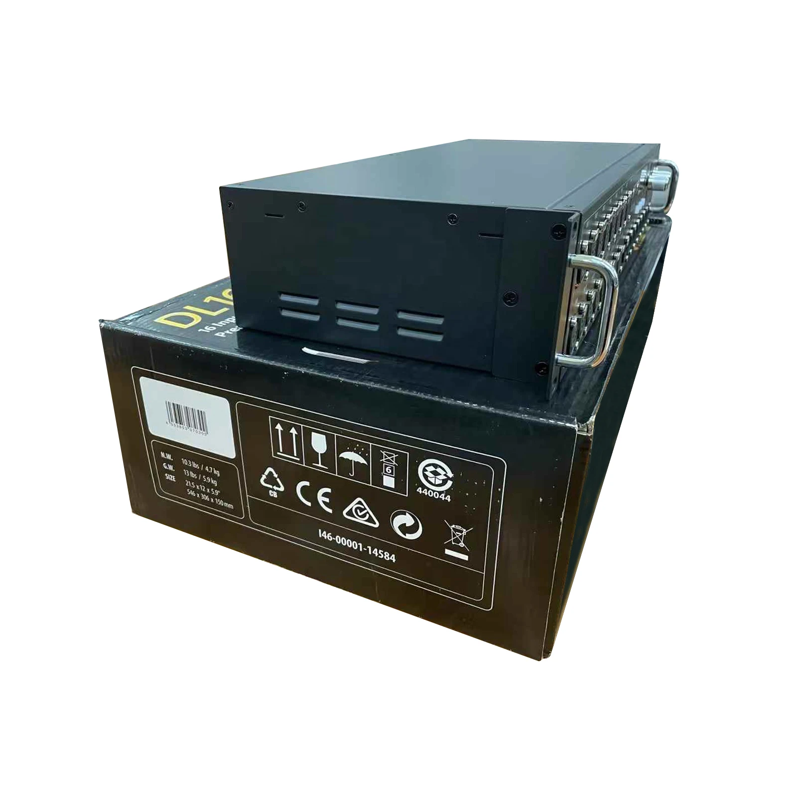 DL16 Digital Mixer Stage Box 16 Input, 8 Output with 16  Microphone Preamplifiers, ULTRANET and ADAT Interfaces