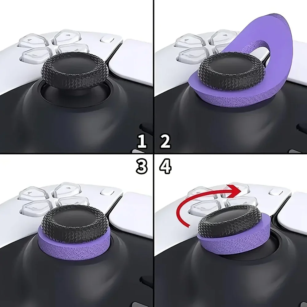 6 PCS Aim Assist Target Motion Control Precision Rings for PS5, PS4, Xbox Series X/S, Xbox One, Xbox 360, Switch Pro Controller