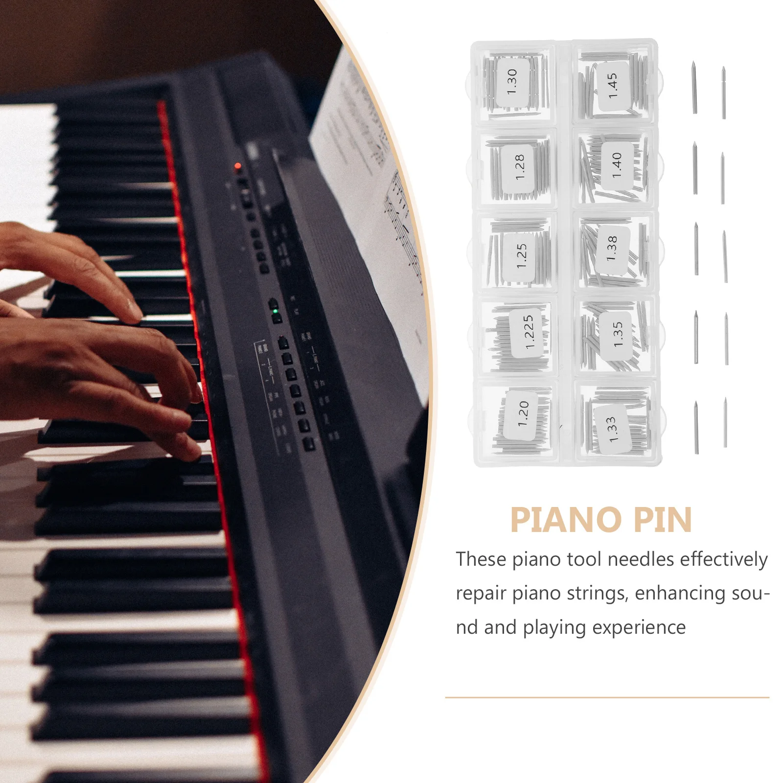 البيانو Shenda مجموعة إبرة الدقة رمح الأظافر الأساسية البيانو إصلاح ضبط أداة عدة صيانة الملحقات أداة إصلاح الإبرة