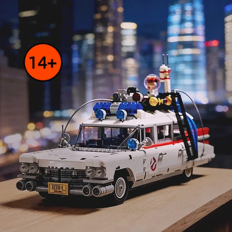 

New Arrival Home Decoration 2352PCS Creative Building Blocks Ecto-1 Car DIY Model Bricks Toys for Friends Birthday Presents