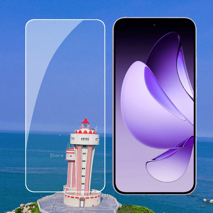 

3 Piece For OPPO Reno 13 Chinese Version Screen Protector Screen Coverage High Quality Transparent Tempered Glass Film edge 9H