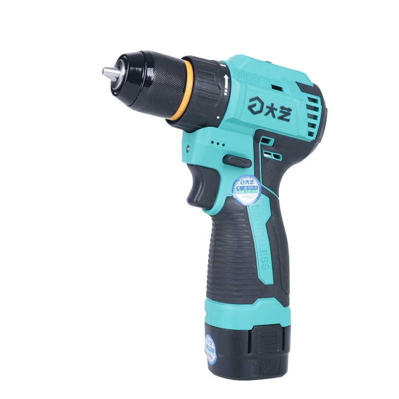 

Brushless lithium battery drill rechargeable hand drill hand 16V two-speed electric pistol drill to small steel cannon